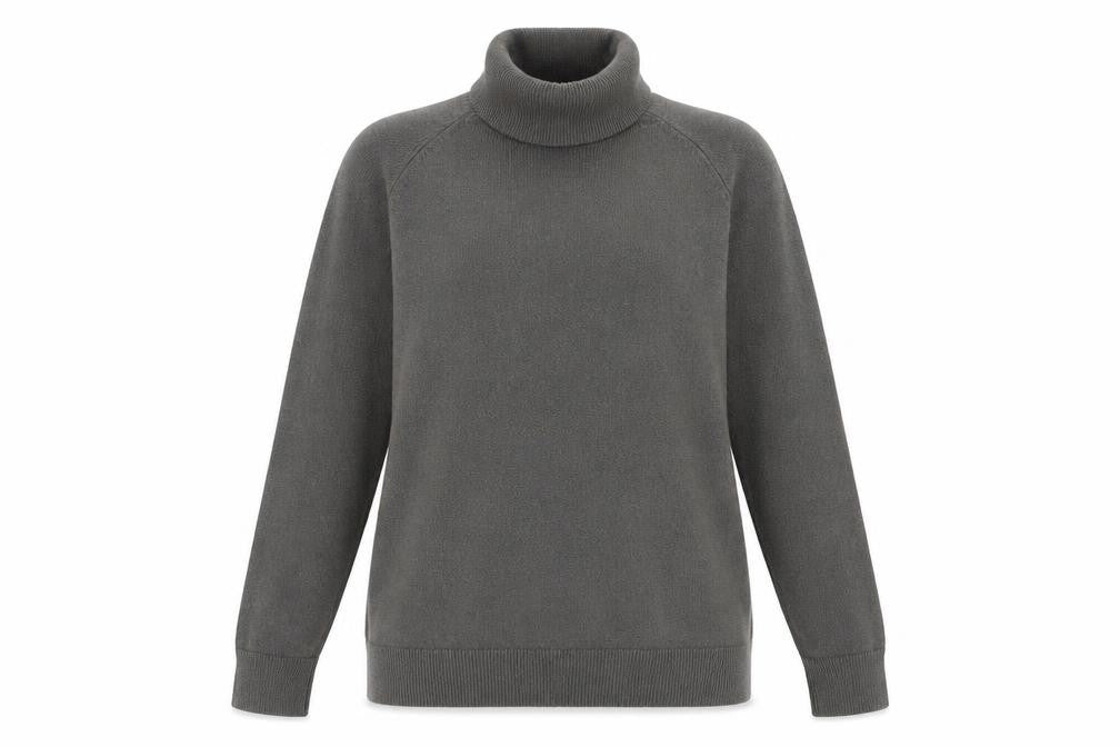 Front view of Atmosphere women’s grey knit jumper, size UK 16