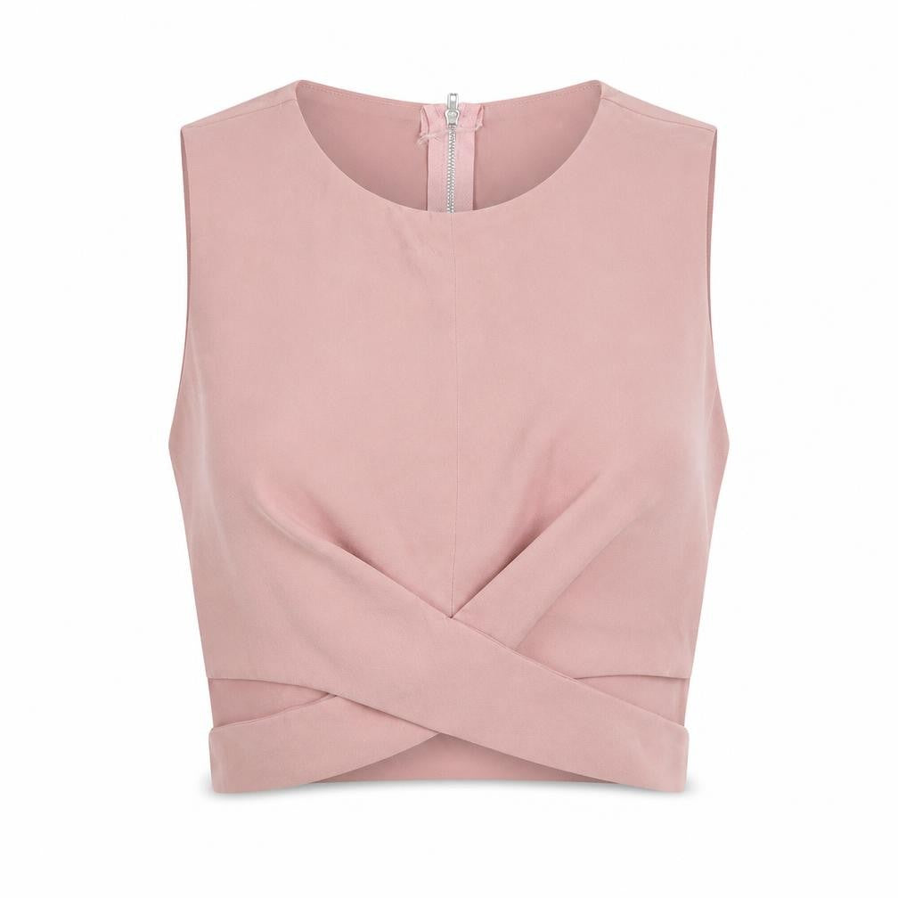 Jeuvre Womens Pink   Basic T-Shirt Size 8