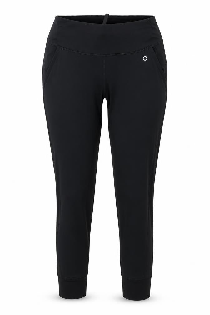 Marks and Spencer Womens Black  Jersey Capri Leggings Size 8 L26 in