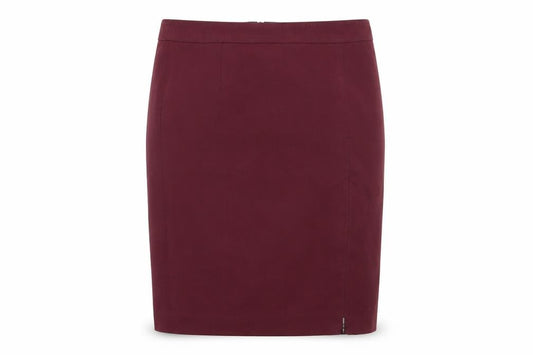 Front view of Next women’s purple a-line skirt, size UK 10