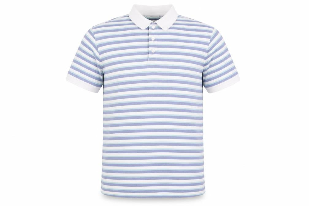fabric 8 Mens Multicoloured Striped   Polo Size M