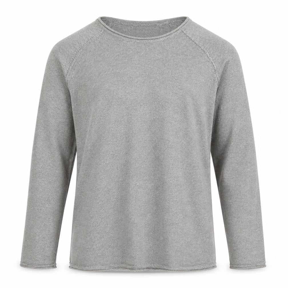 Front view of New Look men’s grey jumper, size M