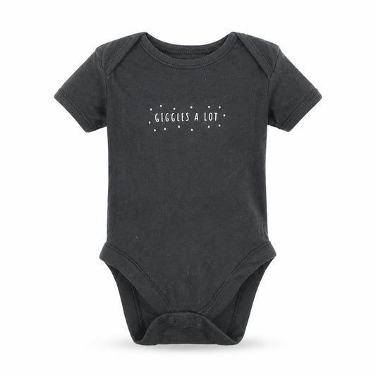 Front view of George Baby Grey Babygrow One-Piece, size 0-3, Months