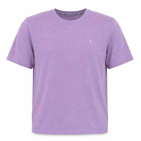Front view of George men’s purple t-shirt, size S