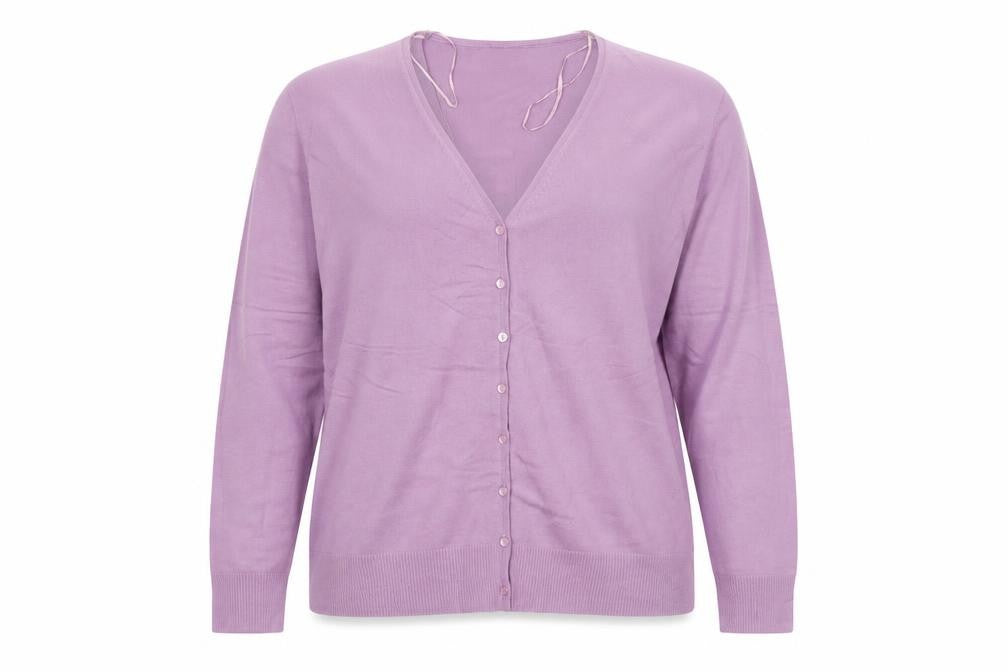 bm collection Womens Purple   Cardigan Jumper Size XL