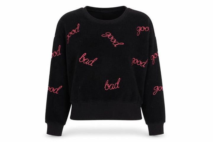 French Connection Womens Black Pullover Sweatshirt Size L - good bad