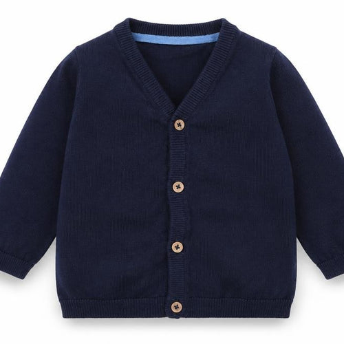 H&M Girls Blue   Cardigan Jumper Size 3-6 Months