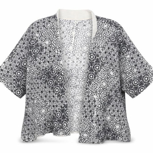 F&F Womens Blue Floral  Cardigan Jumper Size 8