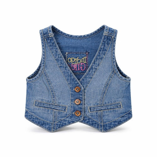 Indigo Girls Blue   Gilet Jacket Size 12-18 Months