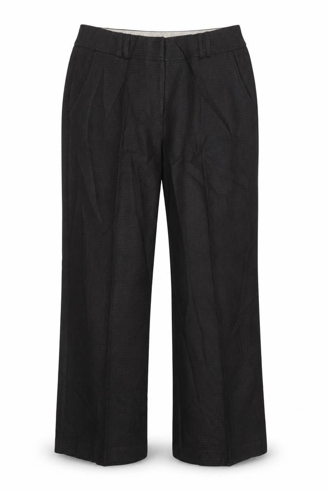 F&F Womens Brown Check  Trousers  Size 12 L26 in