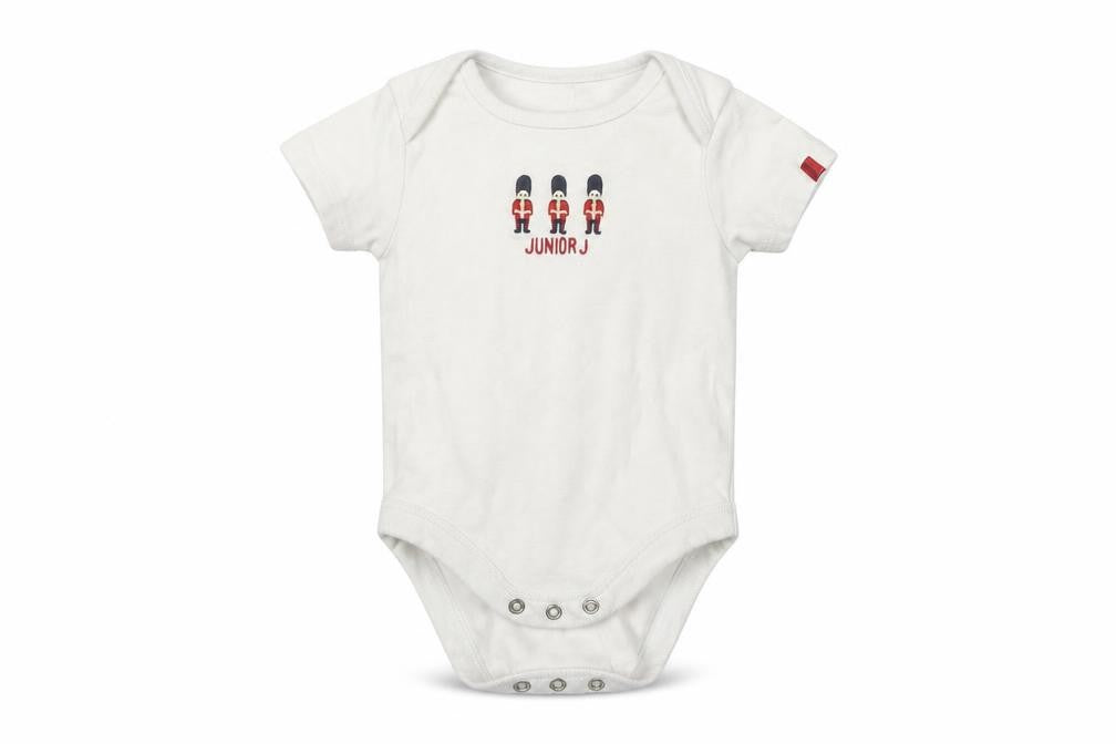 Junior J Baby White   Babygrow One-Piece Size 3-6 Months