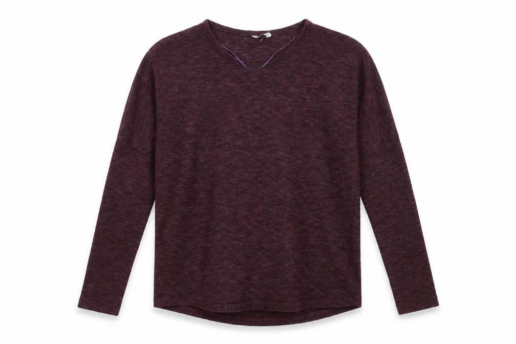 Front view of Cubus women’s purple jumper, size S