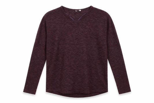 Front view of Cubus women’s purple jumper, size S