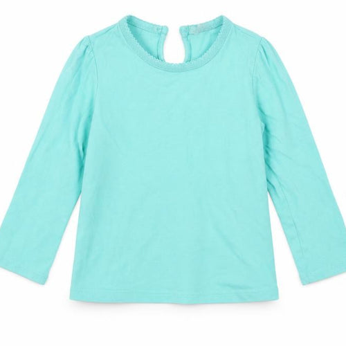 John Lewis Baby Blue   Basic T-Shirt Size 12-18 Months