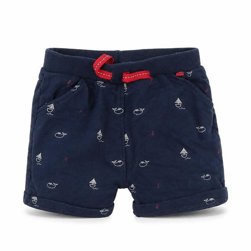 Debenhams Boys Blue    Trousers Size 12-18 Months  - Boat print
