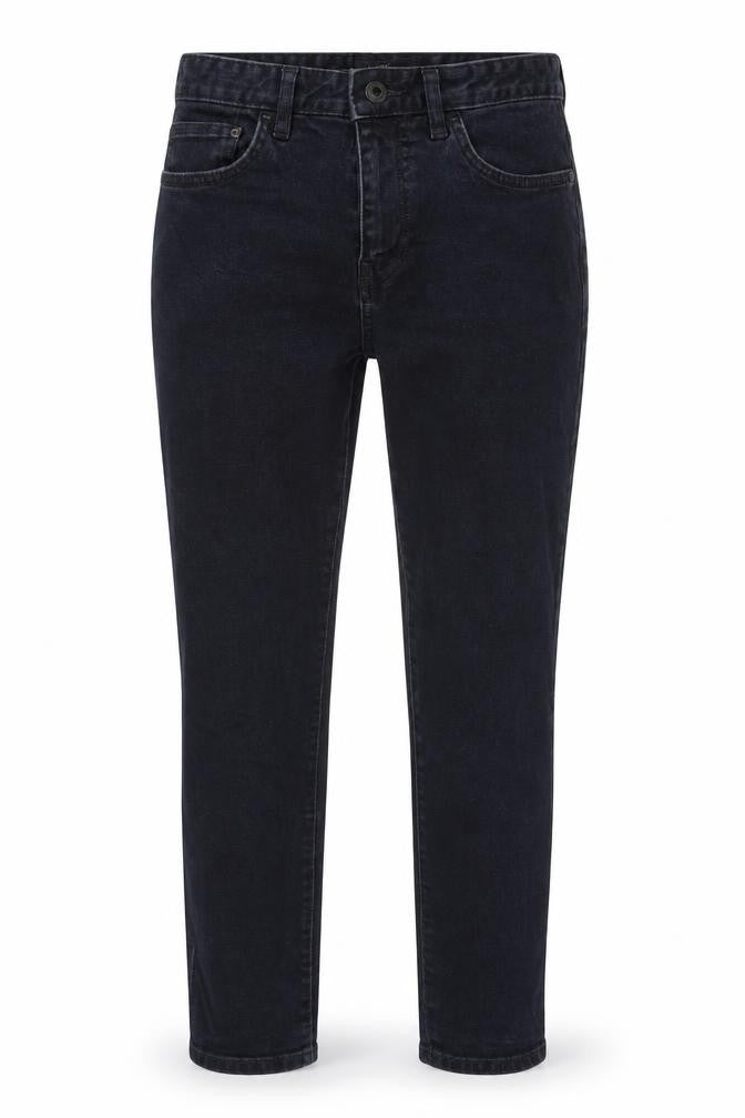 Front view of Next women’s grey skinny jeans, size UK 28, in, 30-inch leg