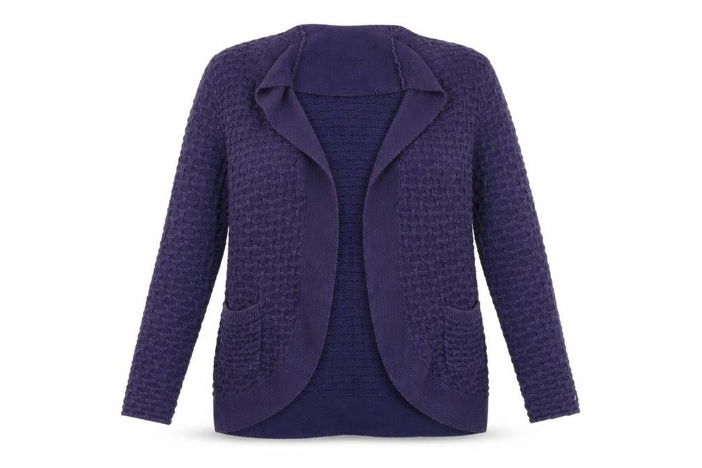 Gap Womens Purple Argyle/Diamond  Cardigan Jumper Size XL