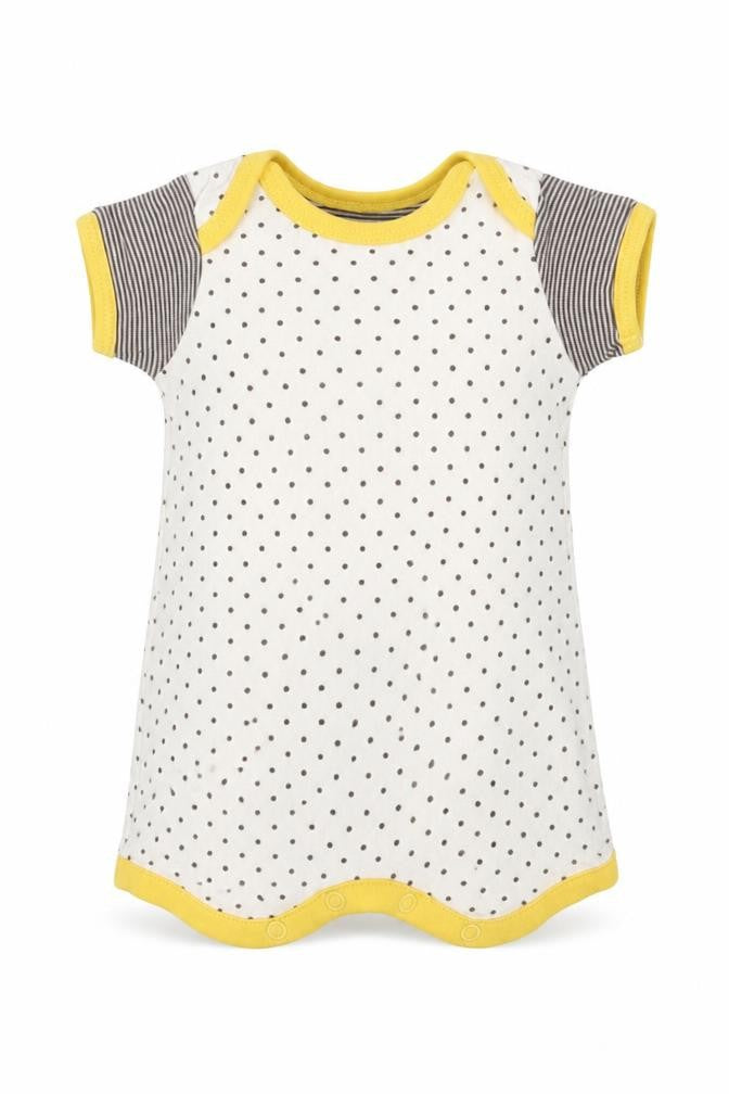 Mothercare Baby White Polka Dot  Babygrow One-Piece Size Newborn