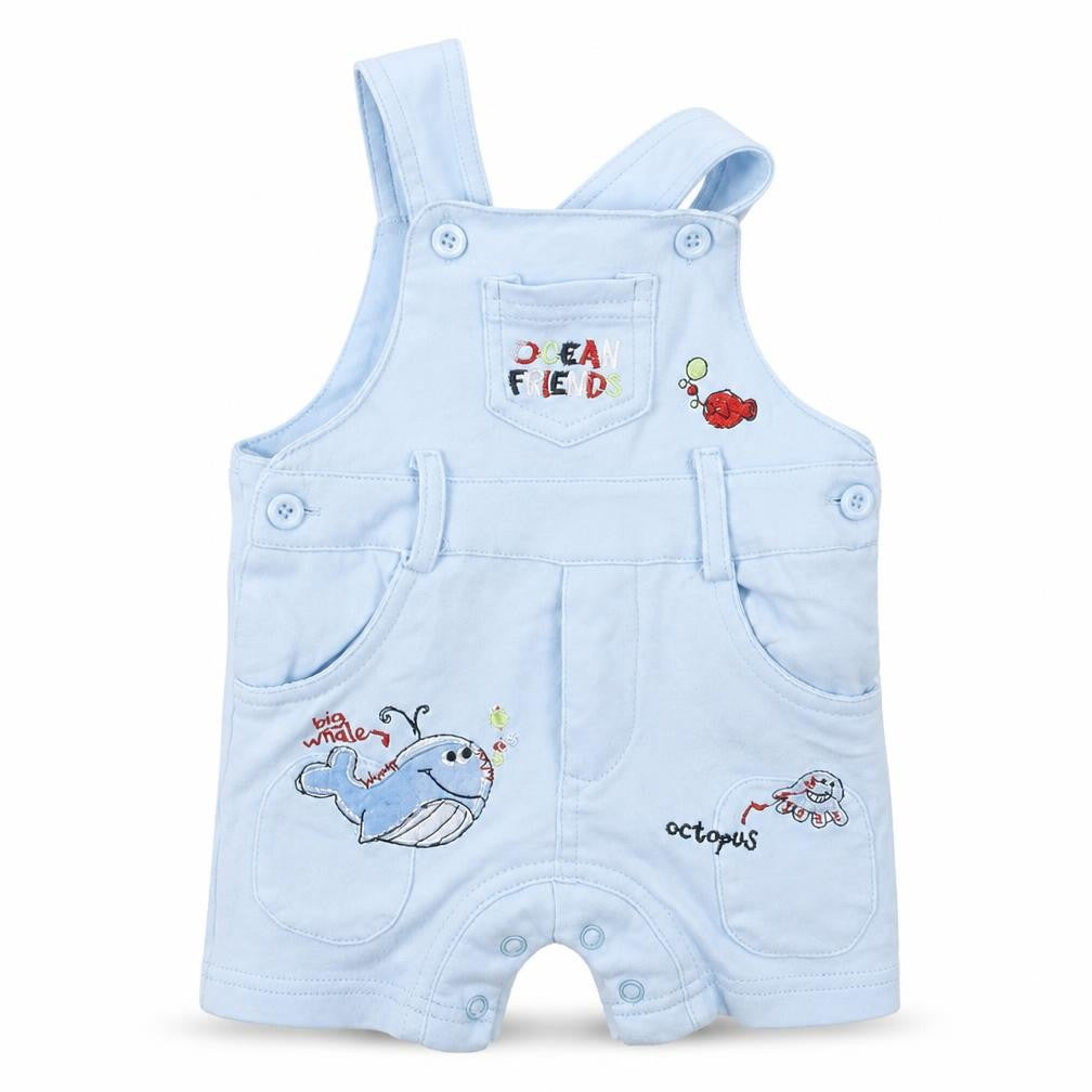 Babytime Boys Blue   Dungaree Outfit/Set Size 3-6 Months