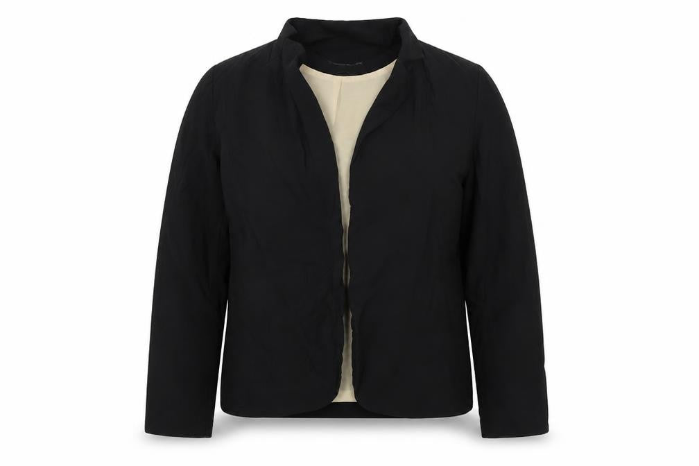 Front view of Atmosphere women’s black jacket blazer, size UK 8
