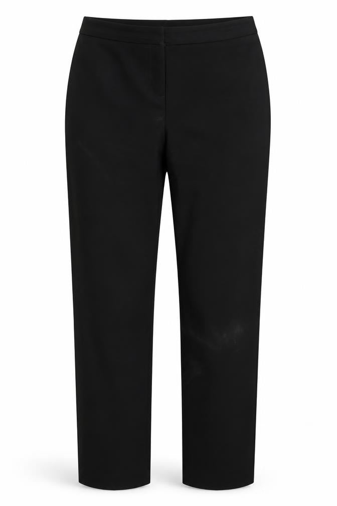 Front view of Papaya women’s black trousers, size UK 14, 30-inch leg