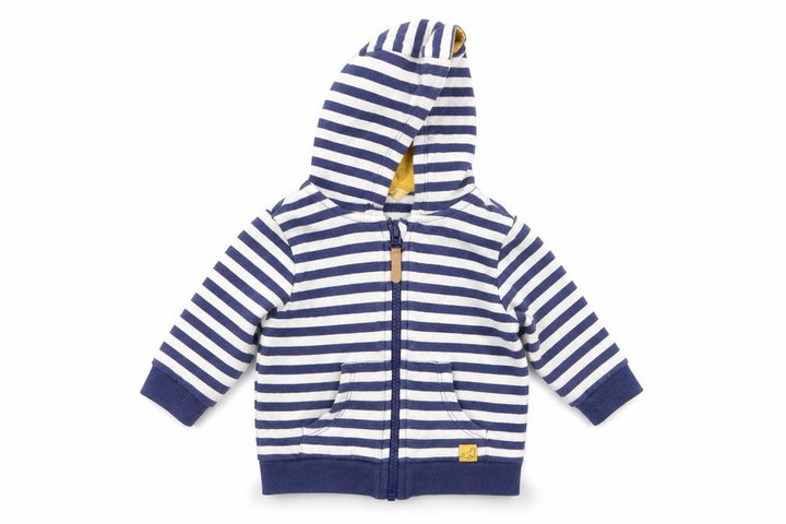 John Lewis Boys Multicoloured Striped Full Zip Jumper Size 0-3 Months