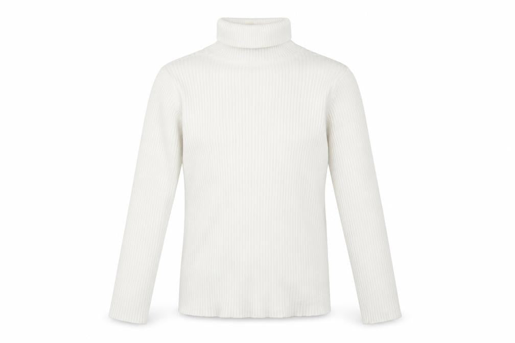 Front view of Next girls’ white basic t-shirt, size 6, years