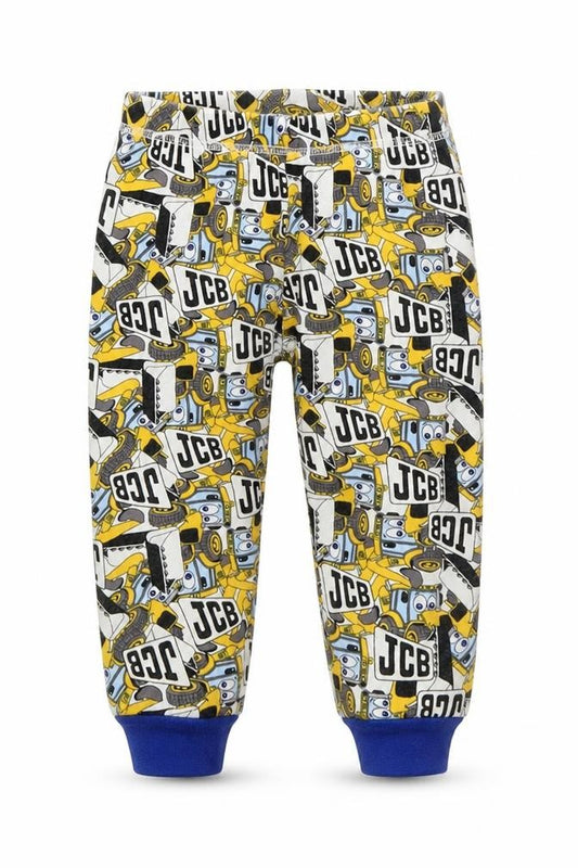 Front view of George Baby Yellow Cami Pyjama Pants, size 12-18, Months - JCB