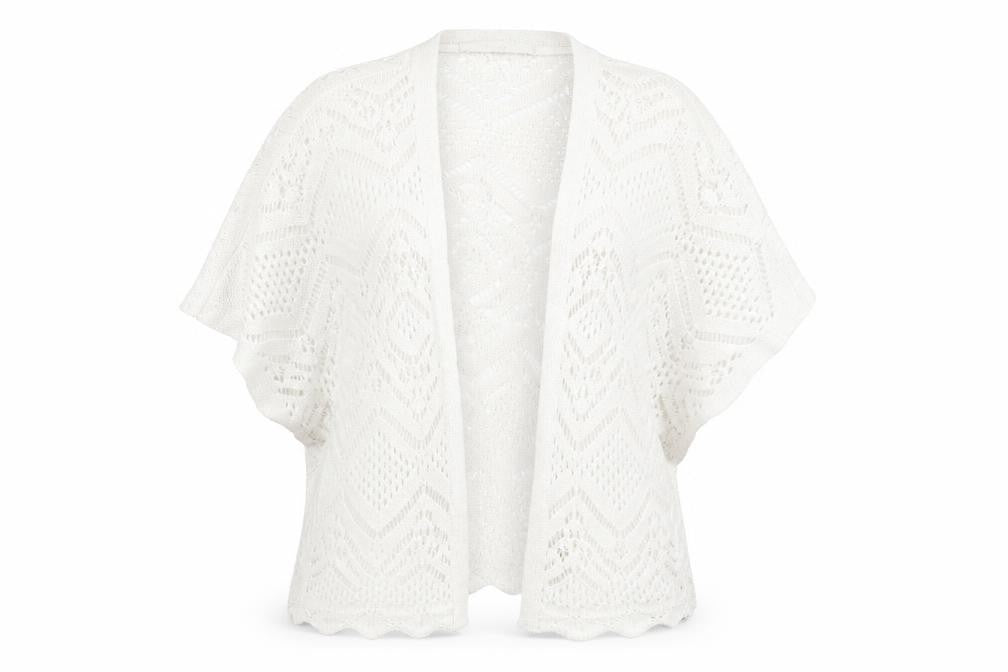 Front view of George women’s white cape jumper, size S
