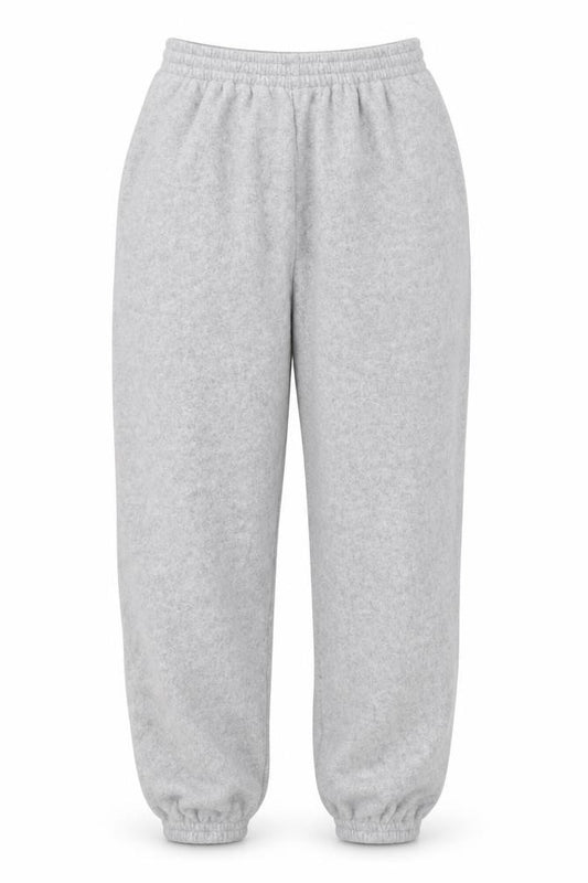 Front view of Kasela women’s grey sweatpants, size M, 23-inch leg