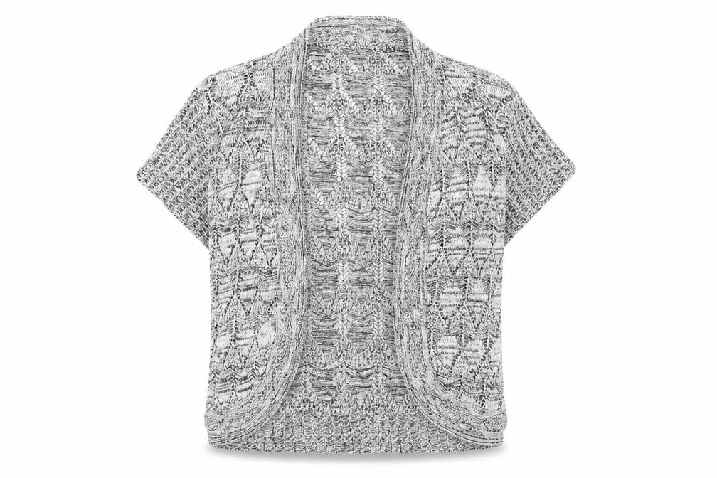 Front view of Pulse women’s grey cardigan jumper, size L