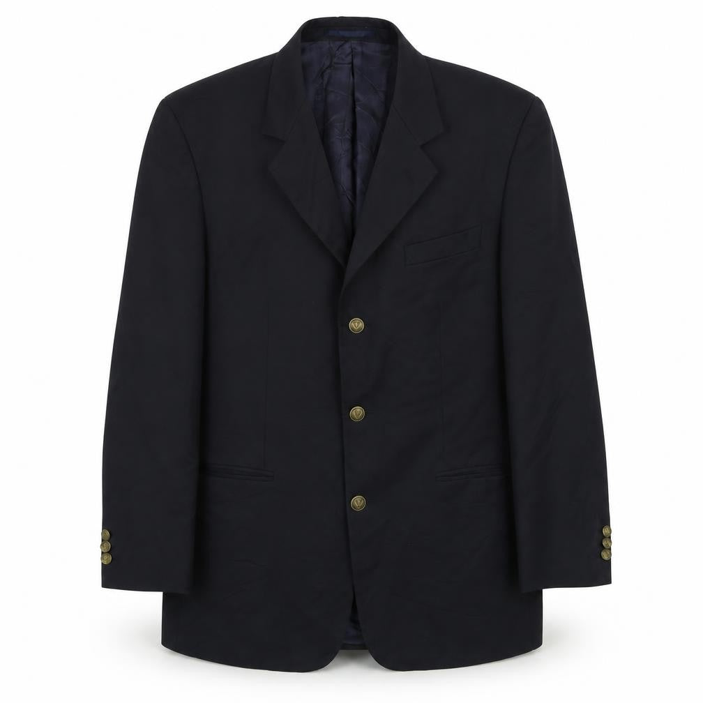 Front view of Next men’s blue jacket blazer, size 40