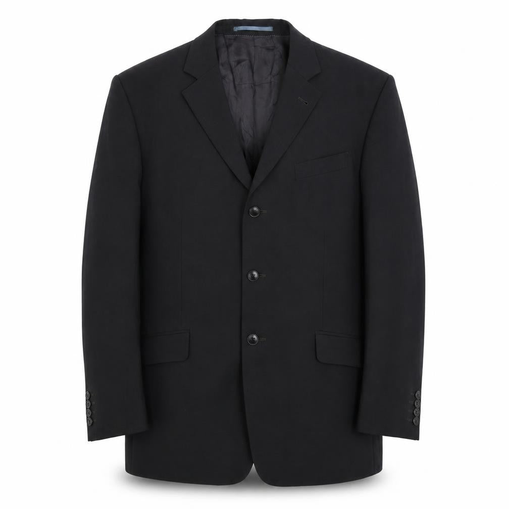 Front view of Next men’s grey houndstooth jacket blazer, size 42