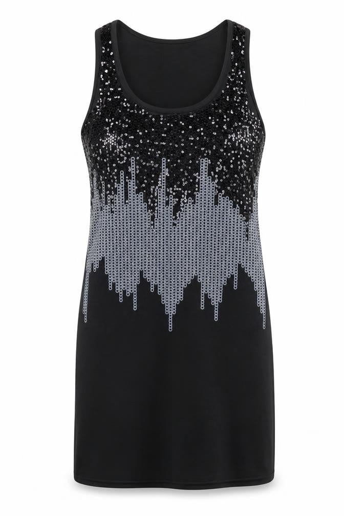 Front view of Pilot women’s black a-line, size UK 10