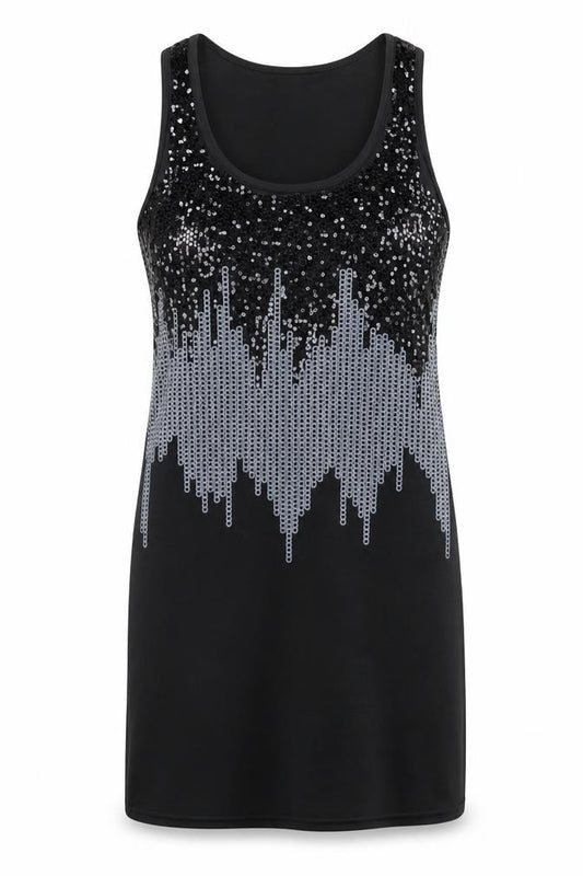 Front view of Pilot women’s black a-line, size UK 10