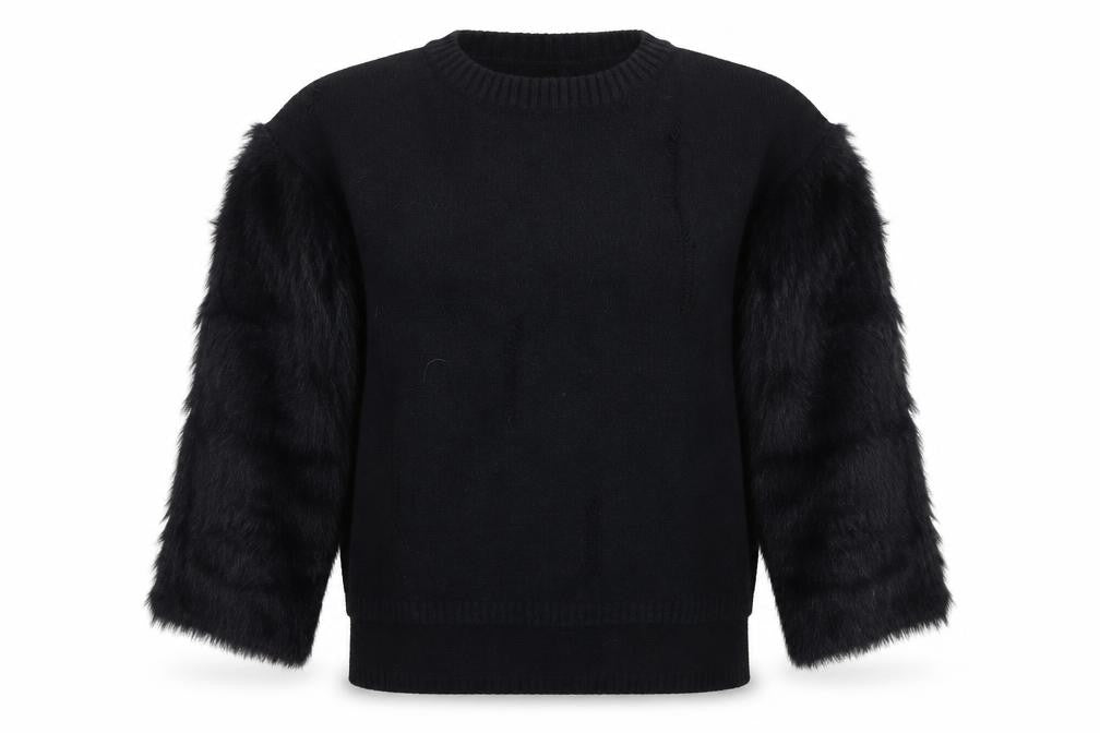 Front view of F&P women’s black jumper, size L
