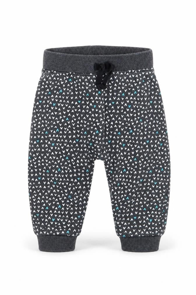 George Girls Grey Geometric  Sweatpants Trousers Size 6-9 Months