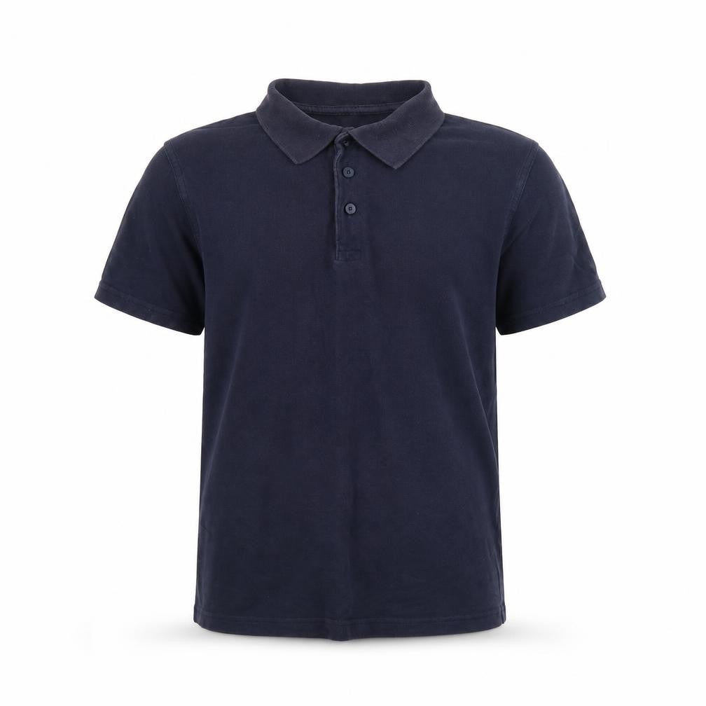 Front view of George boys’ blue basic polo, size 12, years