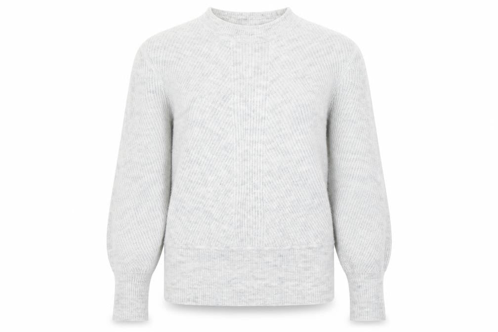 Front view of Very women’s grey jumper, size UK 8