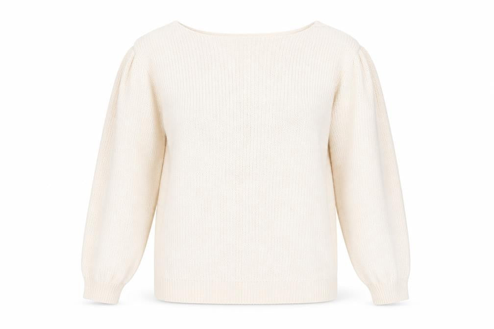 Front view of New Look women’s beige jumper, size S