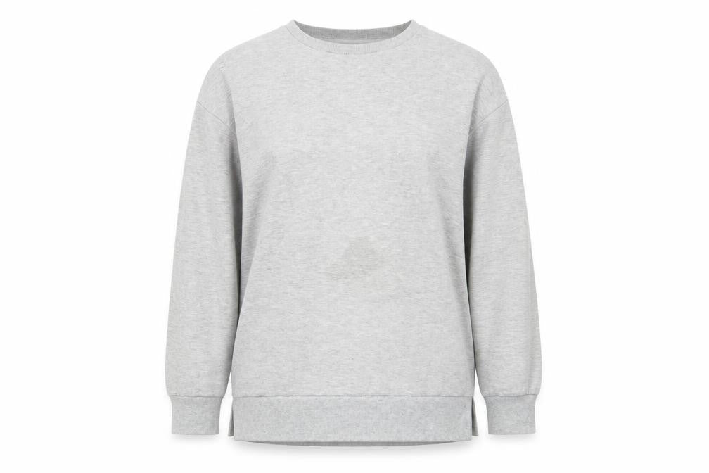 Front view of Primark women’s grey jumper, size UK 14