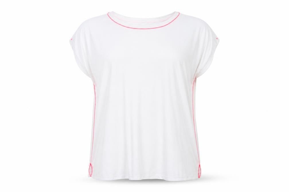 Front view of George women’s white pullover t-shirt, size XL