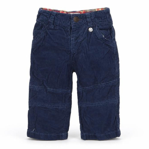 mamas & papas Boys Blue   Cargo Trousers Size 6-9 Months  - Cord Fabric