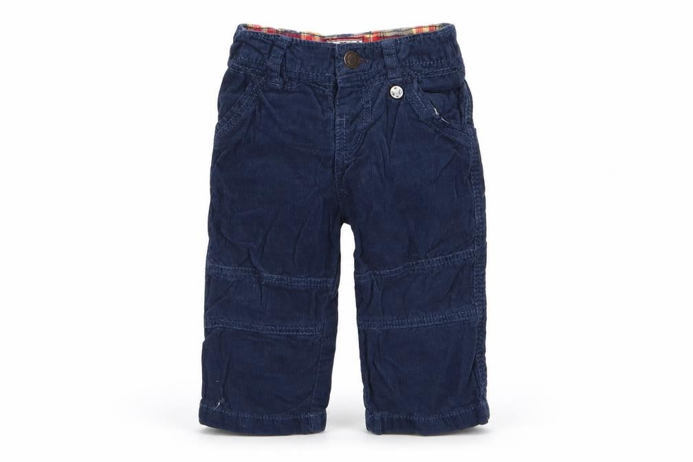 mamas & papas Boys Blue   Cargo Trousers Size 6-9 Months  - Cord Fabric