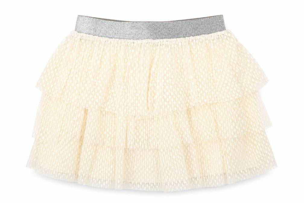 A wear Womens White   A-Line Skirt Size L  - layered