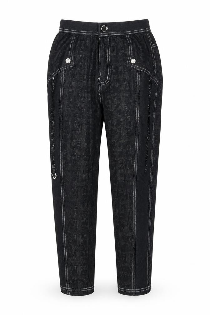 Preworn Womens Black   Jogger Leggings Size S L22 in