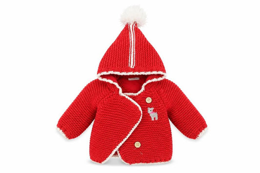 Front view of Next Baby Red Basic Coat Coat, size 3-6, Months
