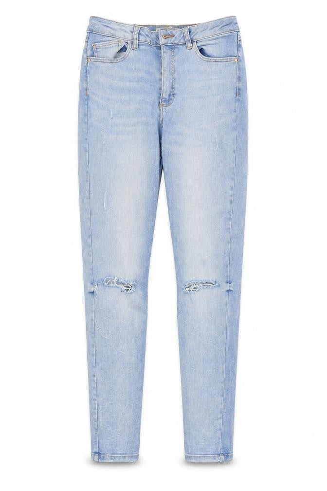 DENIM CO. Womens Blue   Straight Jeans Size 12 L28 in