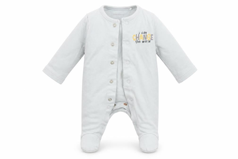 LILY & DAN Baby Grey   Babygrow One-Piece Size 0-3 Months