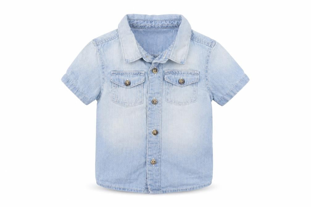 Front view of Primark Baby Blue Jacket, size 6-9, Months